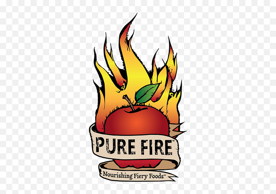 Pure Fire Foods About Us Emoji,Flaming Logo