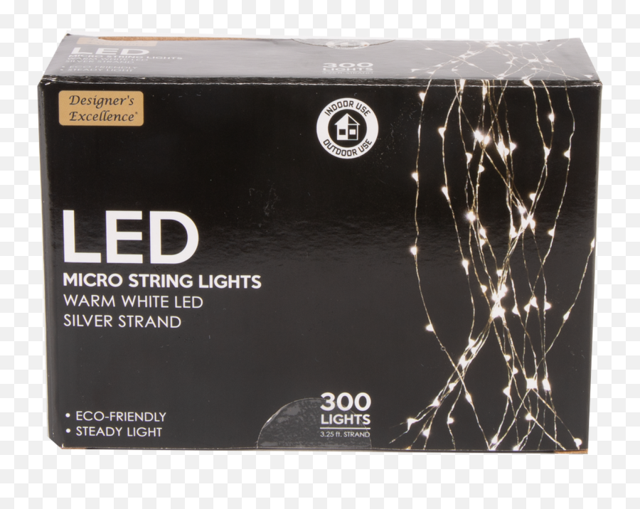 39 Designers Excellence 300 Micro Led Silver Wire Light Cascade Emoji,White String Lights Png