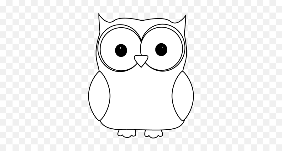 Library Of Black Owl Jpg Freeuse Png Files Clipart - Owl Clip Art Black And White Emoji,Owl Clipart