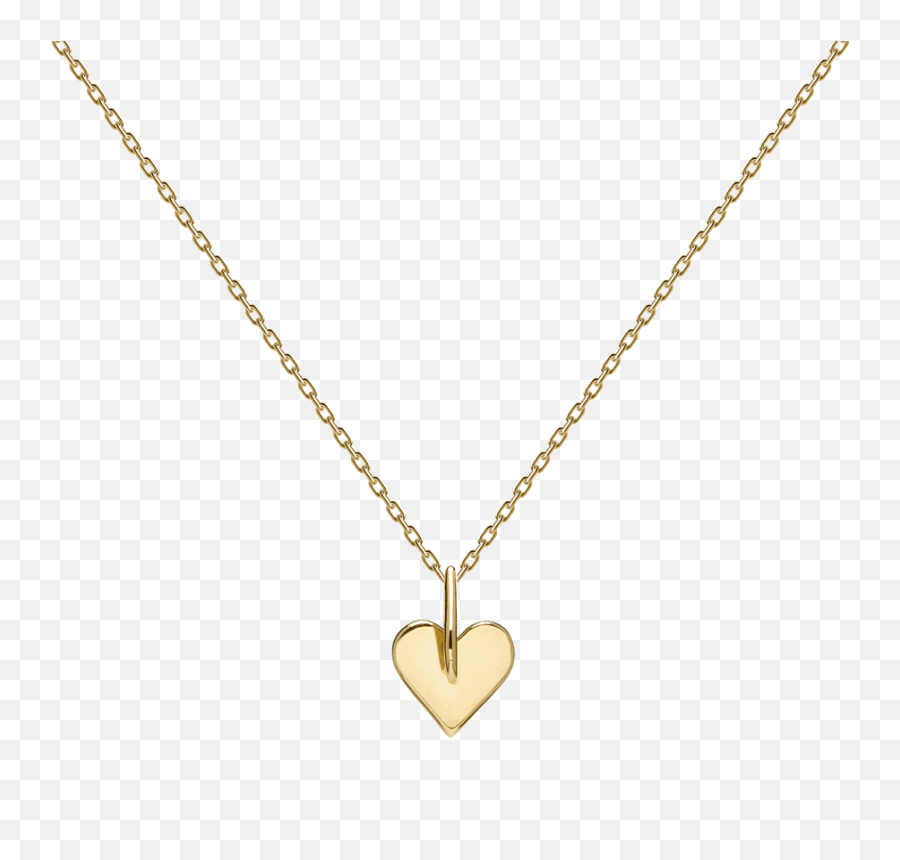 Van Cleef Arpels Heart Necklace Png - Gold Heart Necklace Transparent Emoji,Necklace Png