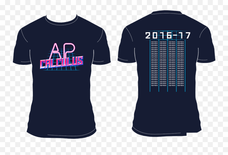 Ap Calculus Retro Wave 80u0027s T - Shirt Logo Design Submission Short Sleeve Emoji,Shirt Logo