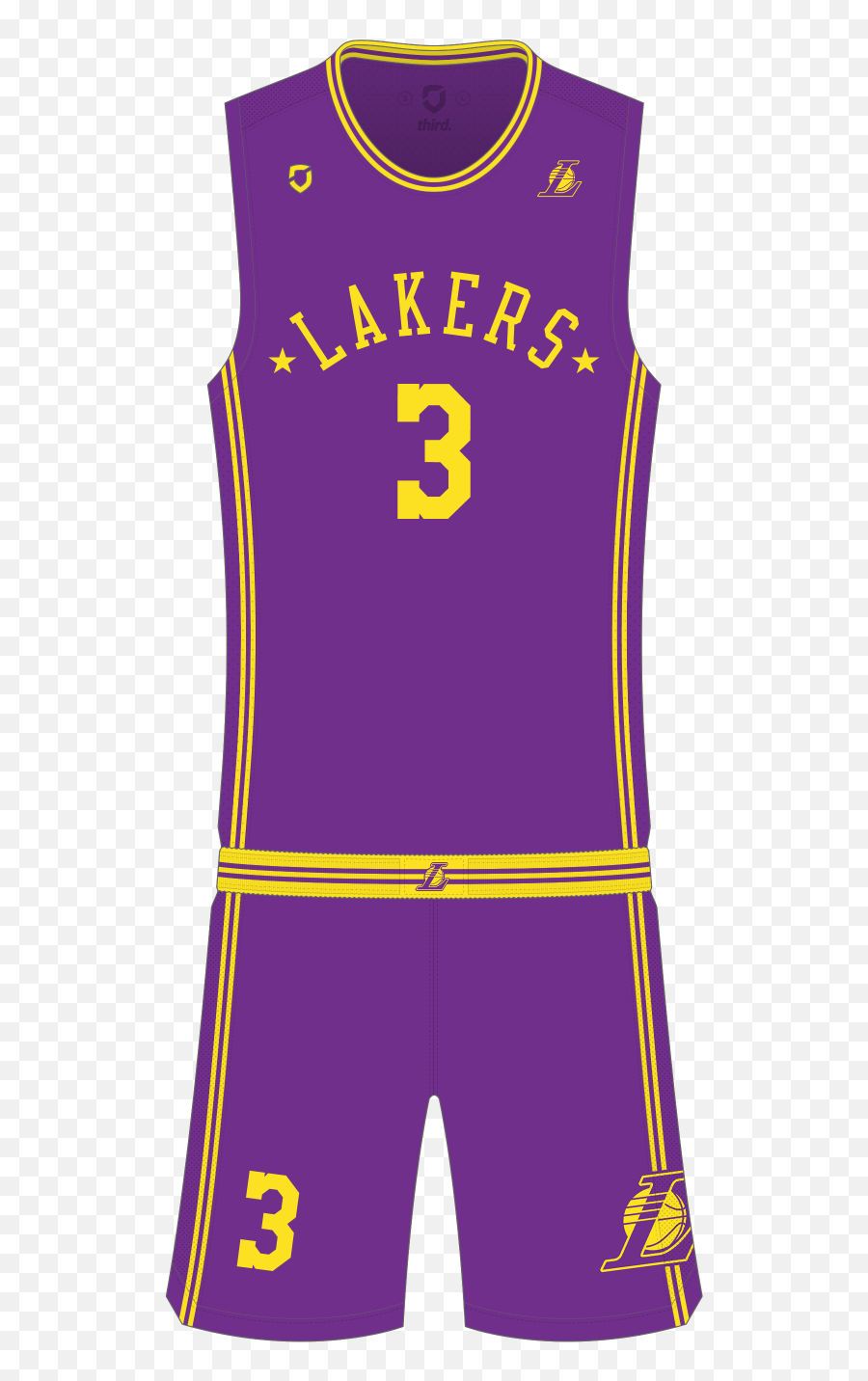 Download Hd Los Angeles Lakers Alternate - Sports Sleeveless Emoji,Lakers Logo Png