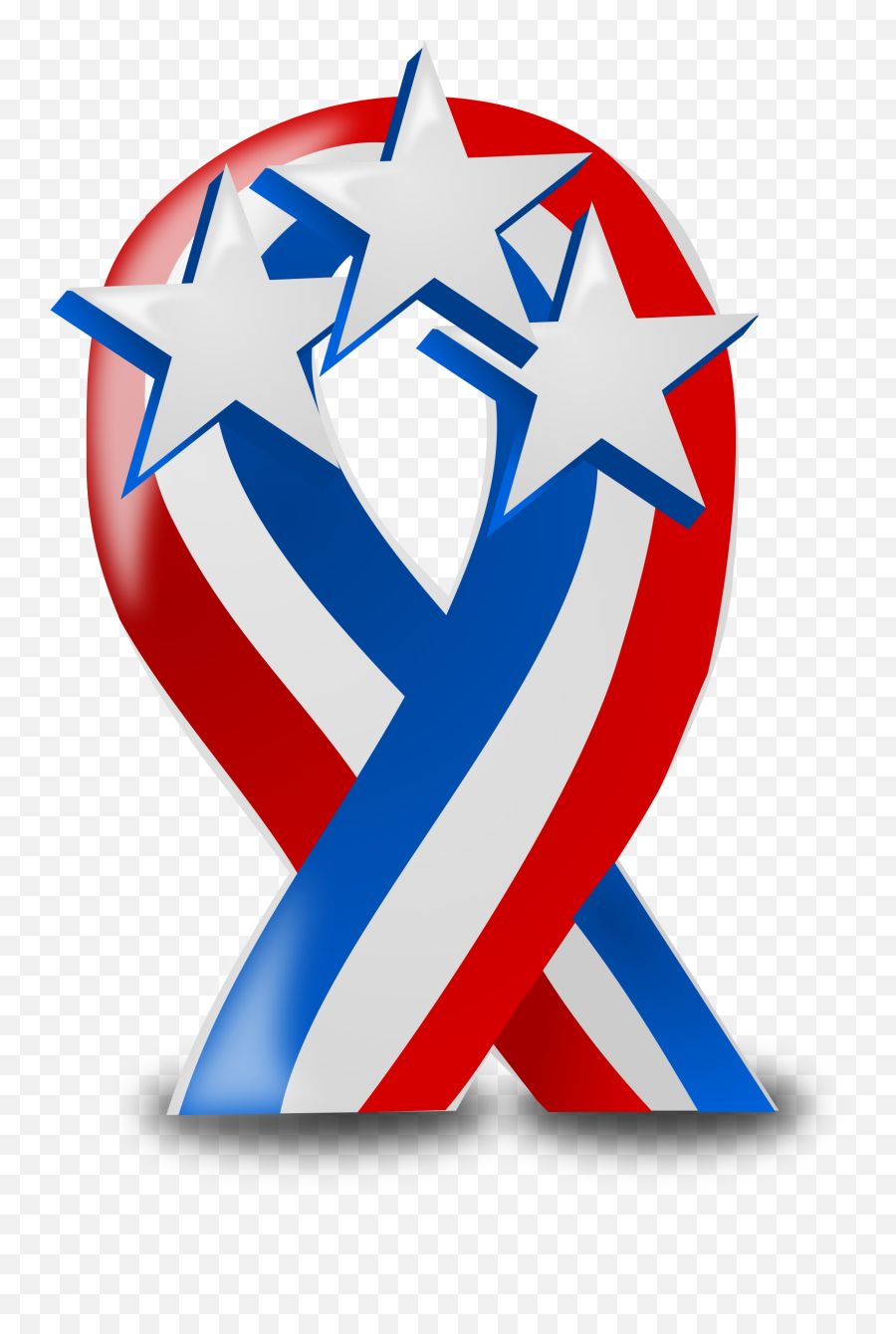 Usa Clipart Memorial Day Usa Memorial Day Transparent Free - Clip Art Red White Blue Ribbon Transparent Background Emoji,2020 Clipart
