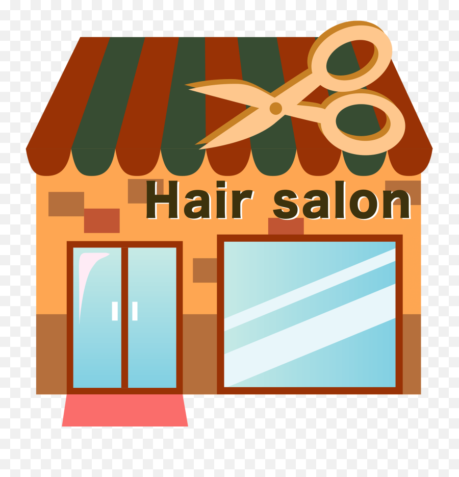 Beauty Salon Shop Clipart - Cafe Clipart Emoji,Hair Salon Clipart