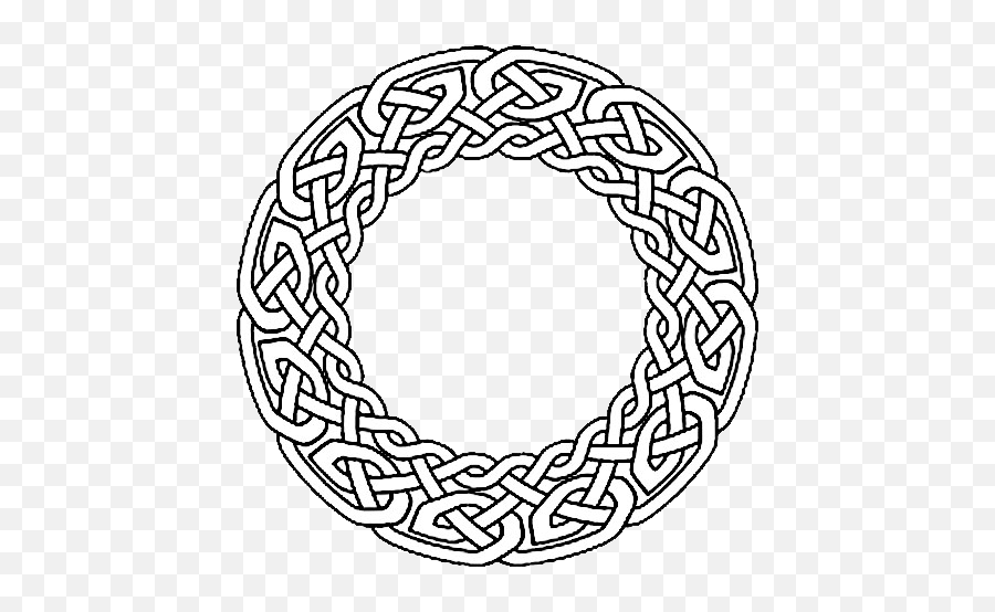 Download Celtic Knot Circle Png - Celtic Circle Design Round Celtic Knot Vector Emoji,Circle Design Png