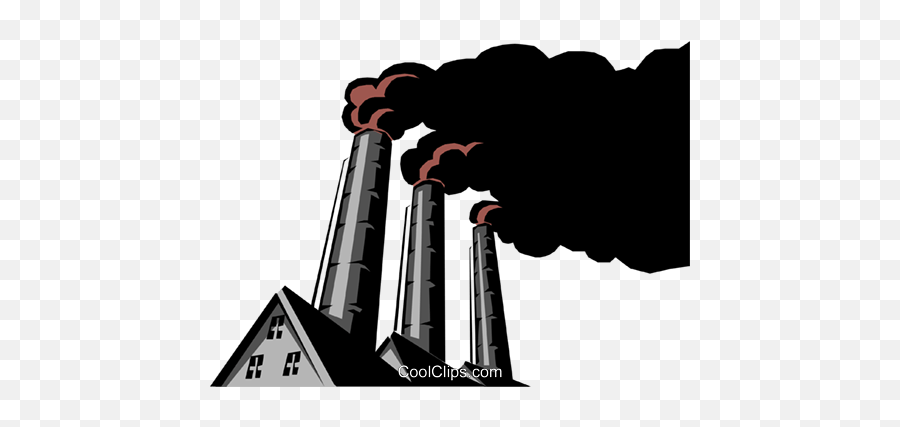 Pollution Royalty Free Vector Clip Art Illustration - Pollution Vector Png Emoji,Pollution Clipart