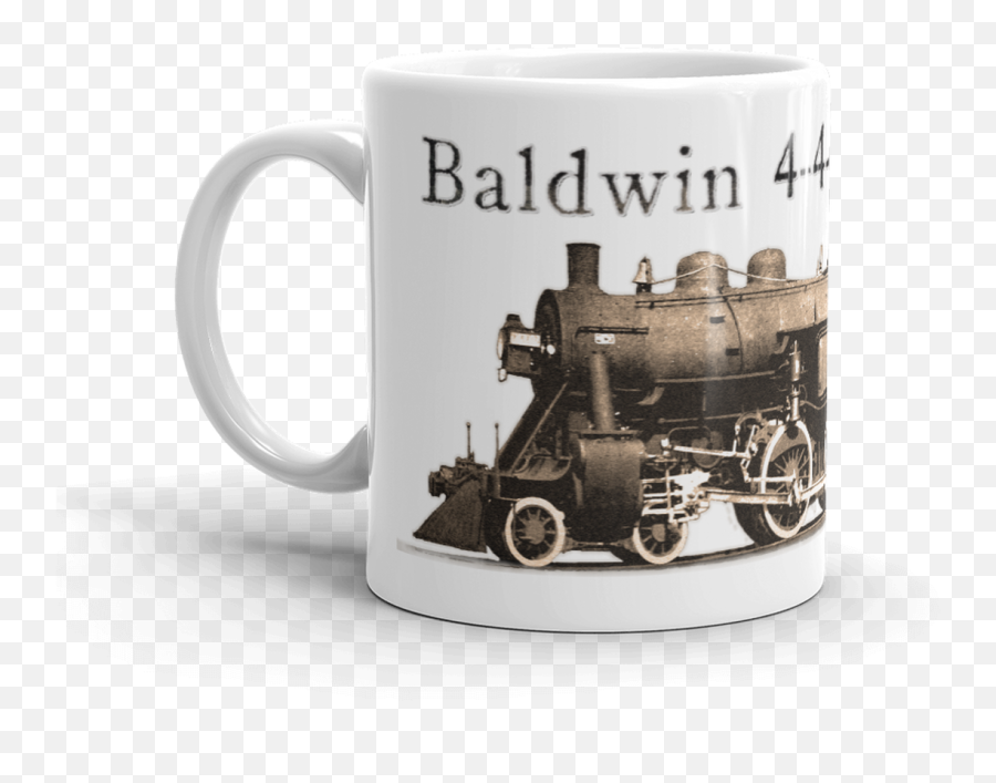 Baldwin 4 - 40 American Steam Locomotive Train U0026 Railroad Coffee Mug 90 Day Fiance Mug Colt Emoji,Coffee Steam Png