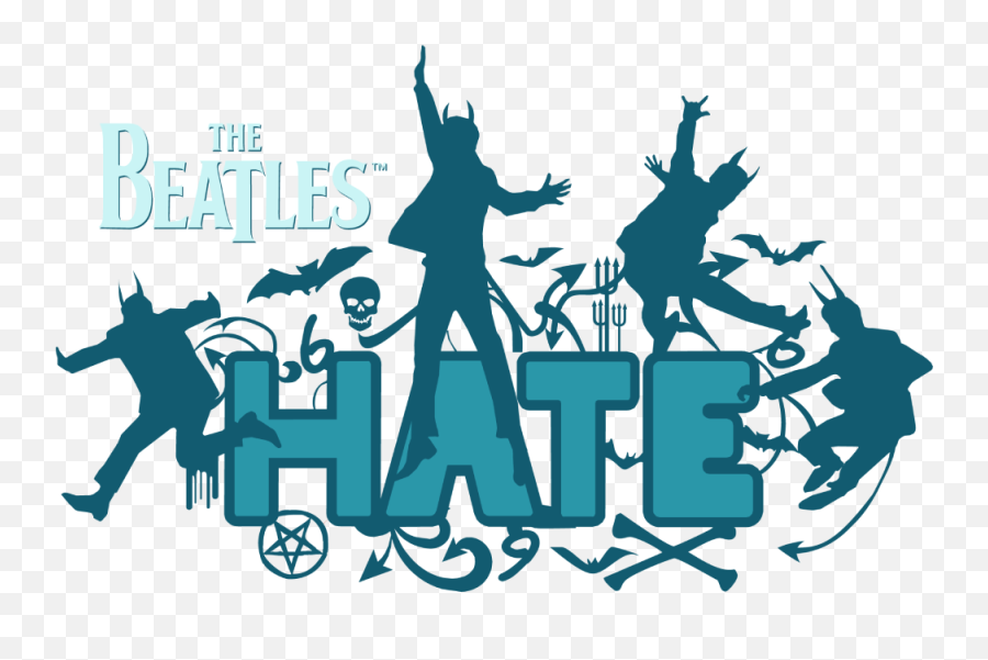 The Beatles Hate - The Beatles Hate Beatles Love Emoji,The Beatles Logo