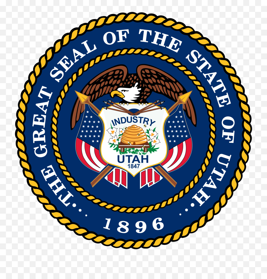 Seal Of Utah Emoji,Utah State Logo