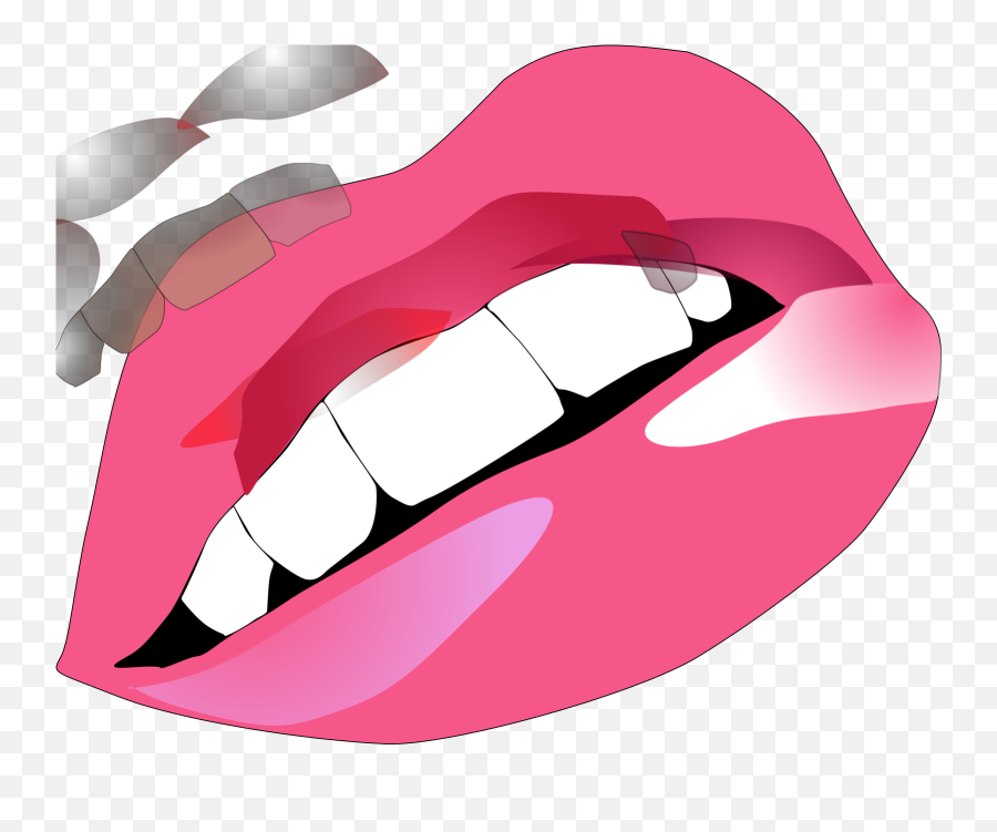 Mouth Lips Svg Vector Mouth Lips Clip Art - Svg Clipart Png Or Svg Of Black Woman Face Putting On Lipstick Emoji,Red Lips Clipart