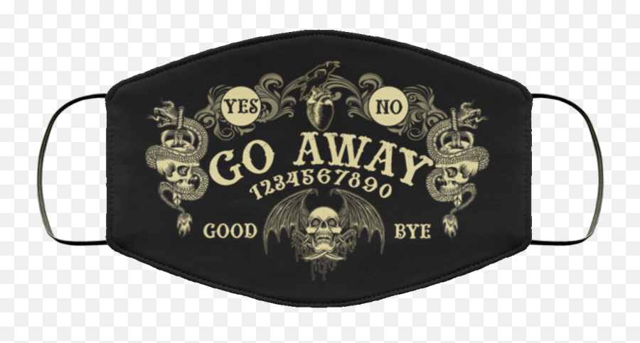Away Quarantine 2020 Face Mask - Coco Chanel Chanel Face Mask Emoji,Ouija Board Png