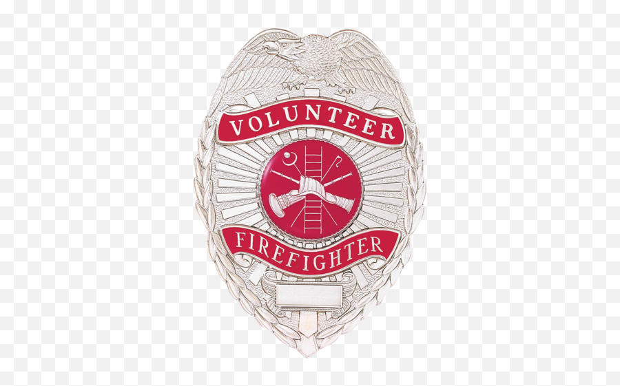 Blackinton A8771 Volunteer Firefighter Badge With Eagle - Solid Emoji,Firefighter Logo