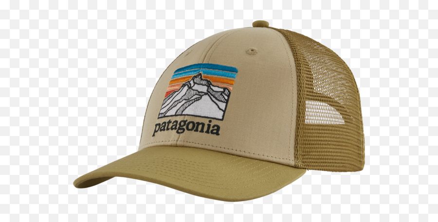 Line Logo Ridge Lopro Trucker Hat - Patagonia Line Logo Ridge Lopro Trucker Hat Nautilus Tan Emoji,Sports Logo 100 Pics