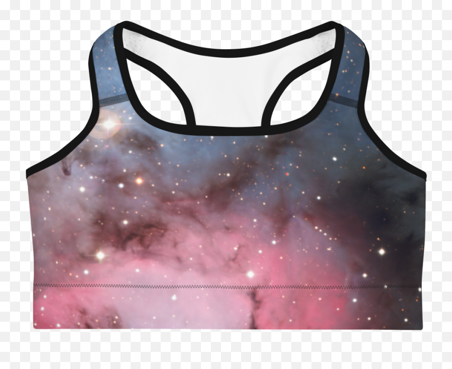 Trifid Nebula Eso Sports Bra Emoji,Transparent Nebula