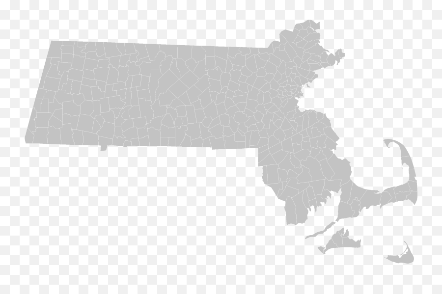 Massachusetts Municipal Map Emoji,Massachusetts Png