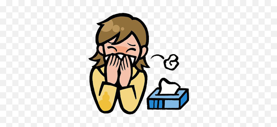 Why Do I Have Trouble Breathing At Night Emoji,Sneezing Clipart
