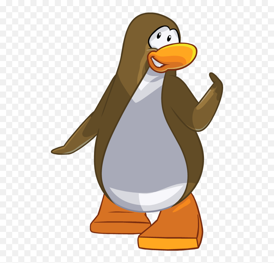 Brown Clipart Penguin - Club Penguin Brown Penguin Png Emoji,Club Penguin Png