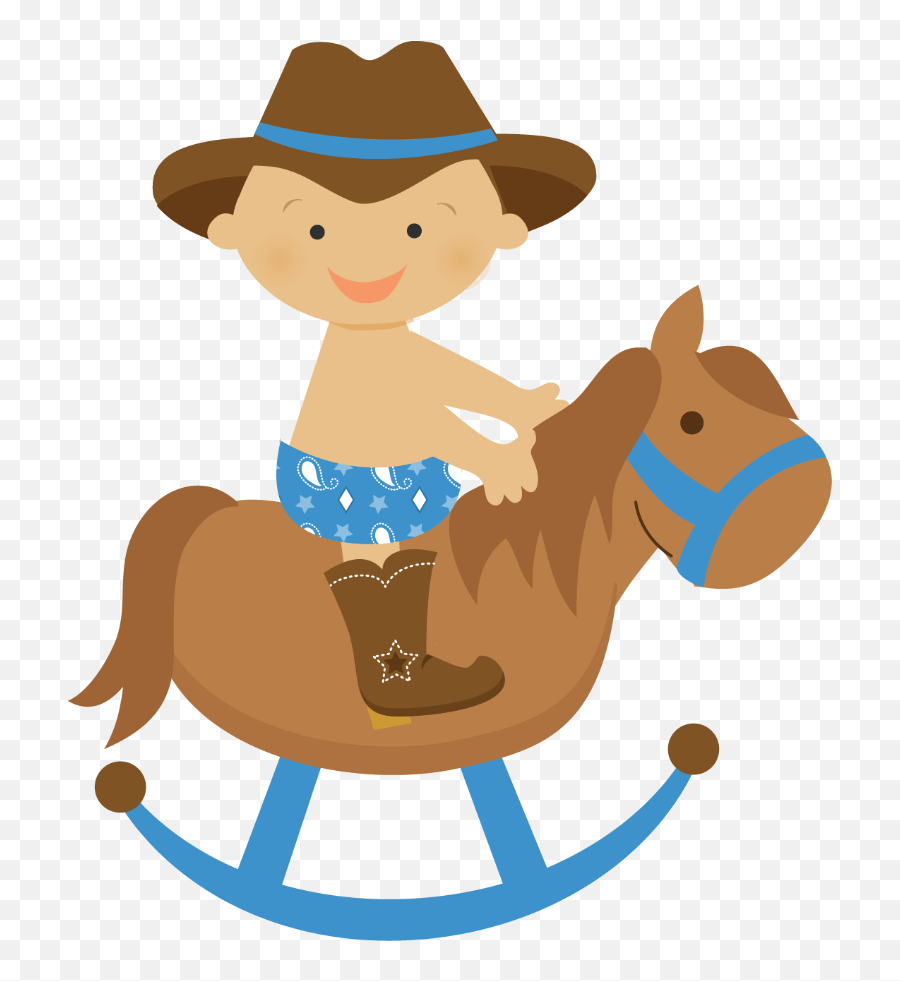 Cowboy Clipart Baby Cowboy - Baby Cowboy Clipart Emoji,Cowboy Clipart