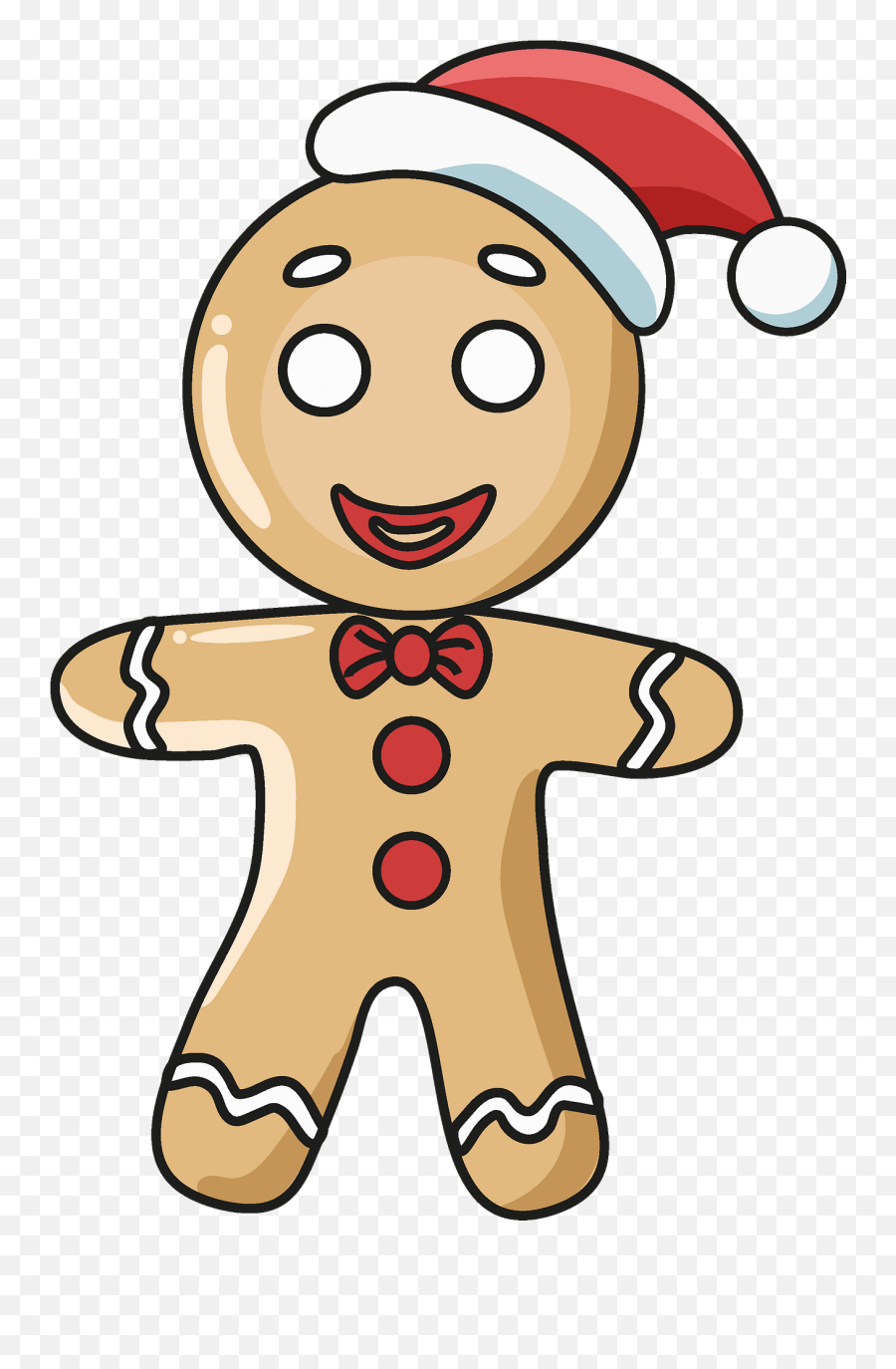 Gingerbread Clipart - Happy Emoji,Gingerbread Clipart