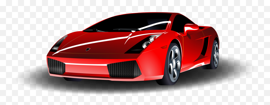 Red Sports Car Clipart - Red Car Png Drawing Emoji,Clipart Car