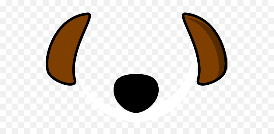 Dog Black Brown Ears Clip Art At Clker Com Vector Clip Art Emoji,Black Dog Clipart