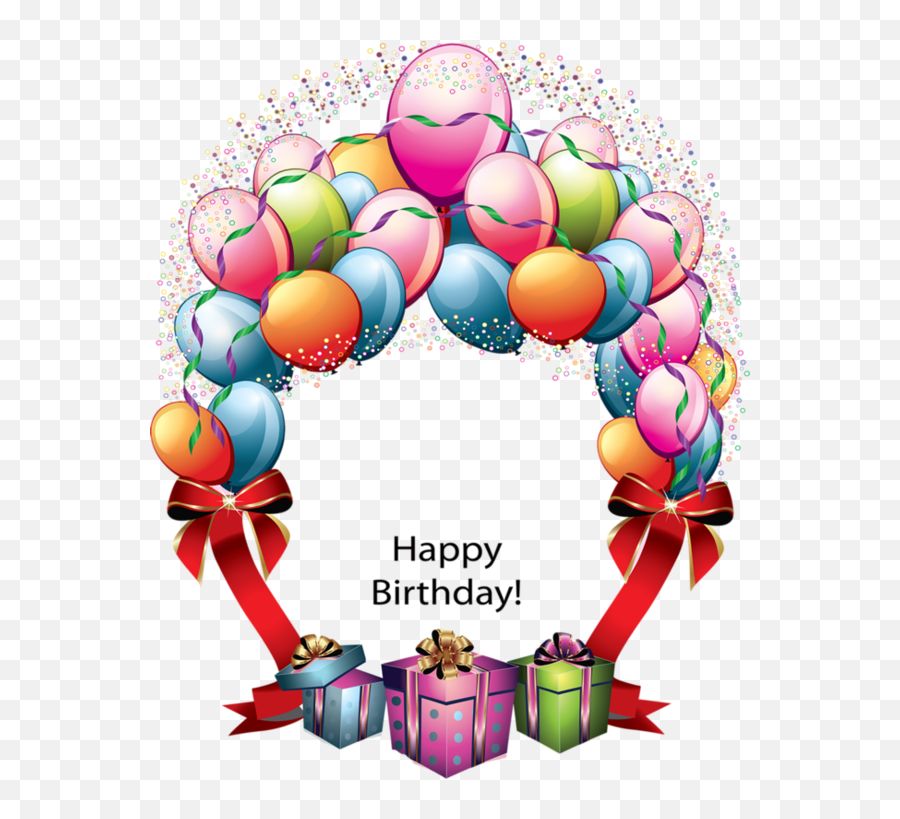 Balloons And Gifts Happy Birthday Happy Birthday Emoji,30th Birthday Clipart