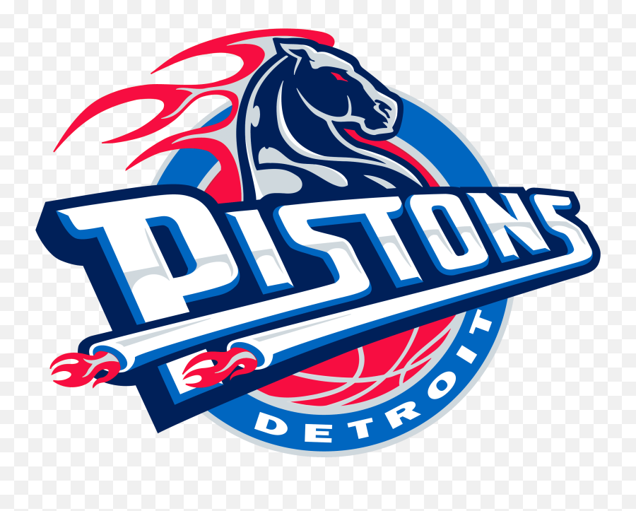Detroit Pistons Logo - Detroit Pistons Stickers Emoji,Detroit Pistons Logo