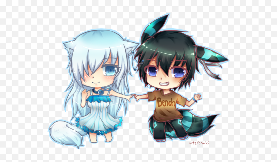 Source - Cute Anime Boy And Girl Best Friends 664x472 Boy Girl Cute Anime Friends Emoji,Best Friends Clipart