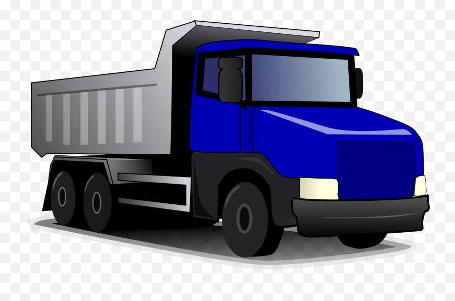 Blue Truck Clipart - Truck Clipart Png Emoji,Truck Clipart