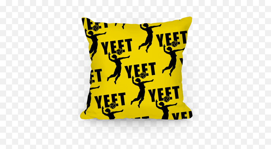 Volleyball Yeet Pillows - Decorative Emoji,Yeet Png