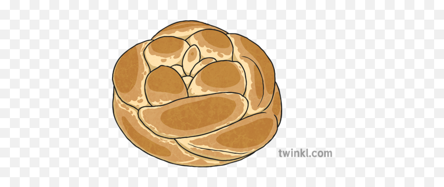 Rosh Hashanah Transparent - Round Challah Bread Clipart Emoji,Rosh Hashanah Clipart