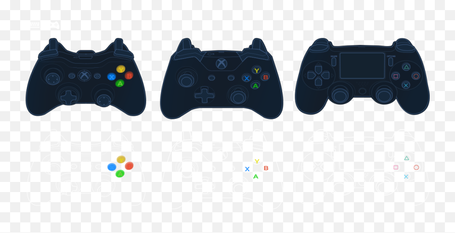 Download Playstation Controller Vector - Game Controller Png Girly Emoji,Playstation Controller Png