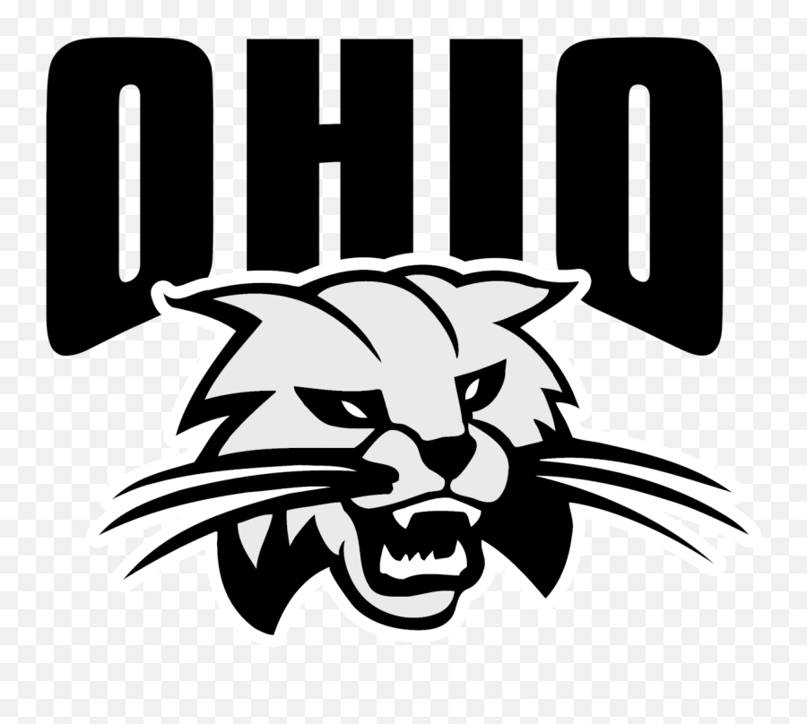 Ohio Bobcats Logo Black And White - Ohio Bobcats Logo Emoji,Bobcats Logo