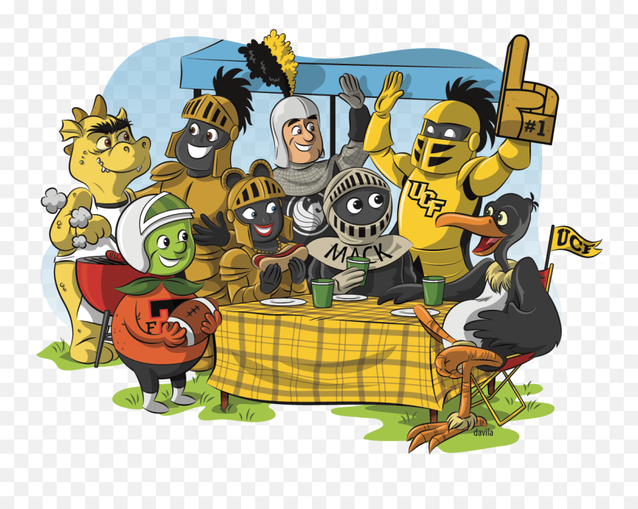 Mighty Mascots - Ucf Mascots Emoji,Ucf Logo Png