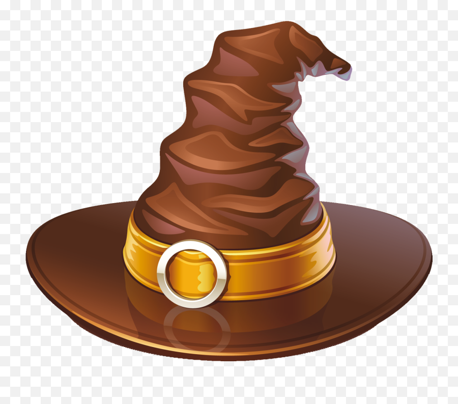 Download Brown Witch Hat Png Clipart - Brown Witch Hat Png Emoji,Witch Hat Png