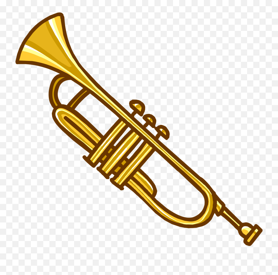 Music Instrument Clipart - Vertical Emoji,Trumpet Clipart