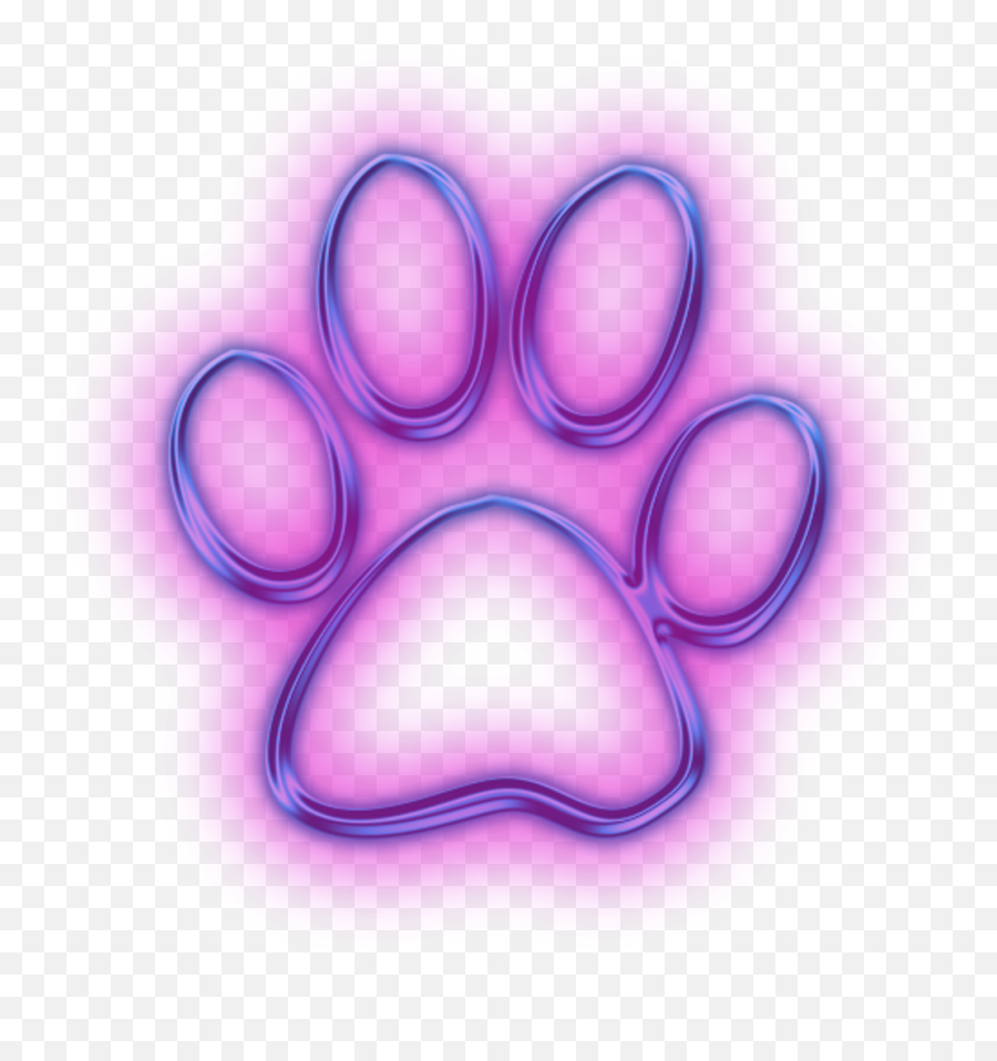 Library Of Pink Dog Bone Image Freeuse Download Png Files - Transparent Neon Paw Print Emoji,Dog Bone Clipart