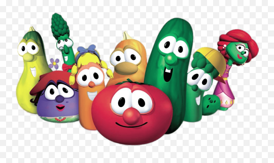 Veggietales Characters Transparent Png Emoji,Veggietales Logo