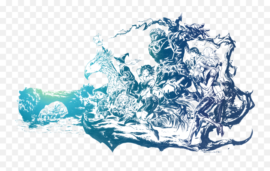 Final Fantasy Xi - We Are Vanau0027diel 20th Anniversary Emoji,Final Fantasy Logo Art