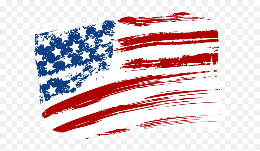 American Flag Logo Clipart - Clipart Transparent American Flag Emoji,American Flag Logo