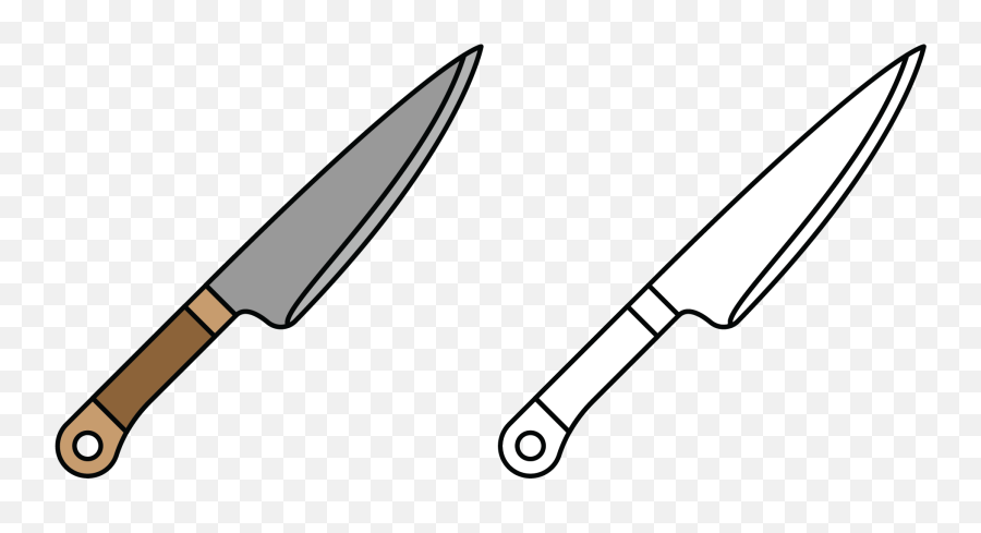 Coloring Knife For Kids Emoji,Chef Knife Clipart