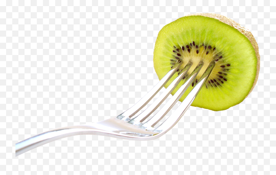Kiwi Fruit With Fork Png Image - Fork Emoji,Fork Png