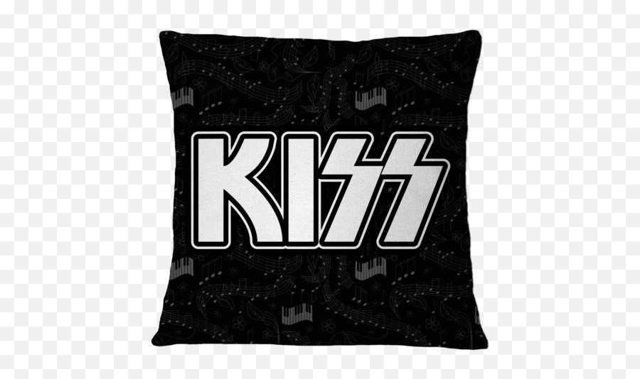 Kiss Band Amazing Pillow - Kiss Logo Full Size Png Kiss Band Emoji,Kiss Logo