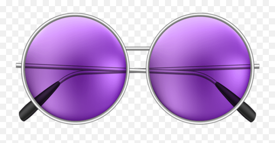 Download Free Png Download Round Sunglasses Purple Clipart - Purple Sunglasses Transparent Background Emoji,Glasses Transparent Background