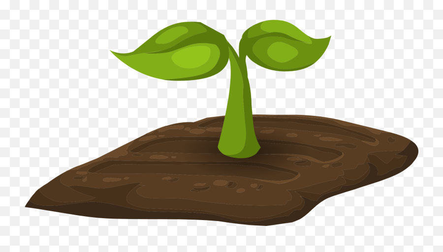 Soil Clip Art - Soil And Plants Cartoon Emoji,Soil Clipart