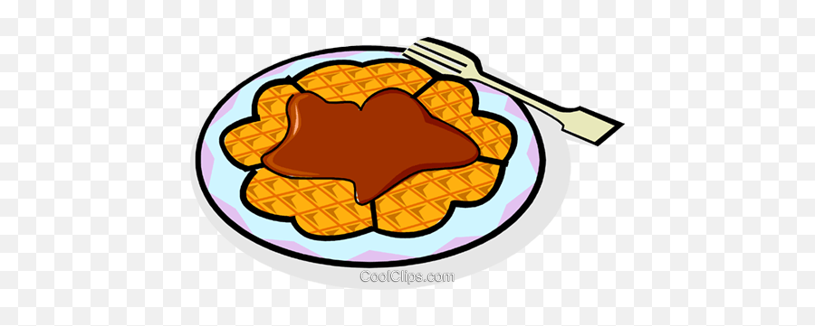Breakfast Waffle Royalty Free Vector - Clipart Waffel Emoji,Waffle Clipart
