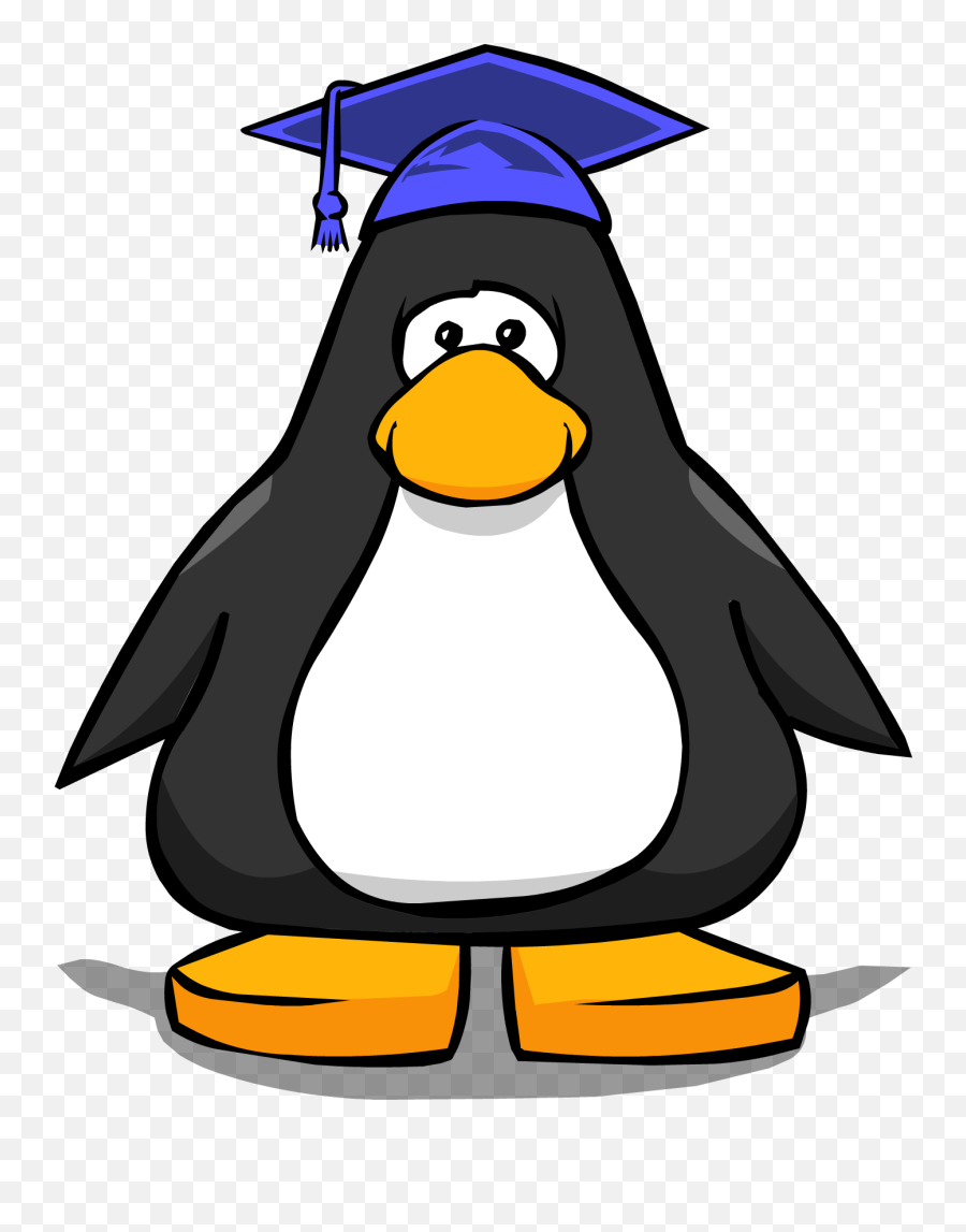 Graduation Cap Club Penguin Wiki Fandom - Club Penguin Penguin Emoji,Graduation Cap Transparent