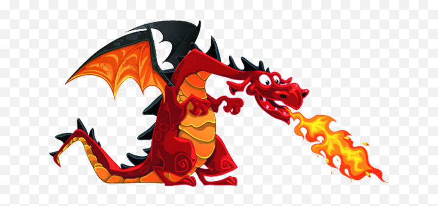 Gifs Rigolos Fire Breathing Dragon Png - Dragon Spitting Cartoon Dragon Breathing Fire Emoji,Breathing Clipart