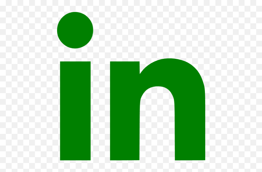 Green Linkedin Icon - Linkedin Emoji,Linked In Logo