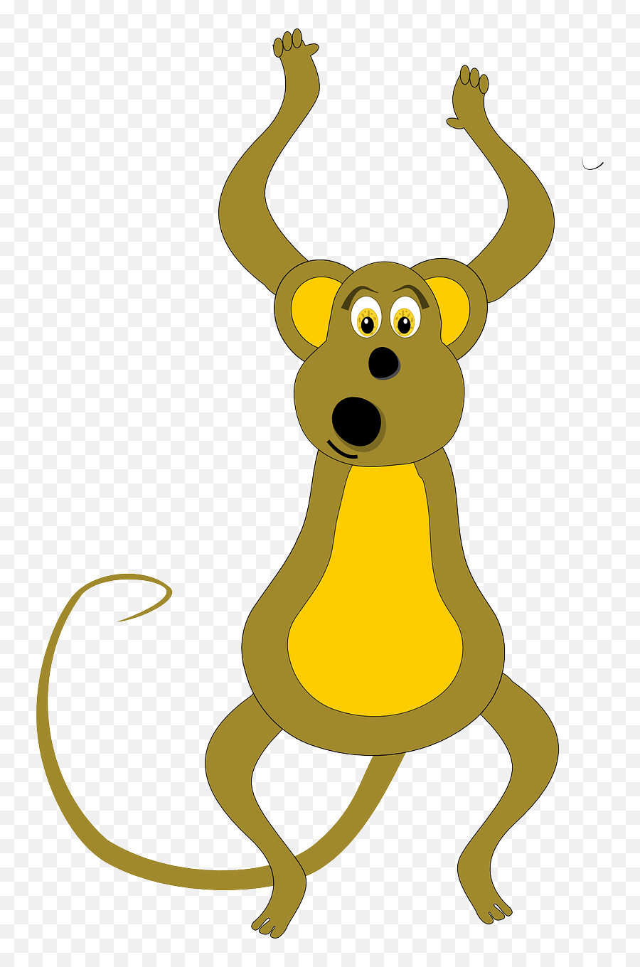 Jumping Monkey Clip Art At Clkercom - Vector Clip Art Long Division Dangerous Monkey Emoji,Jumping Clipart